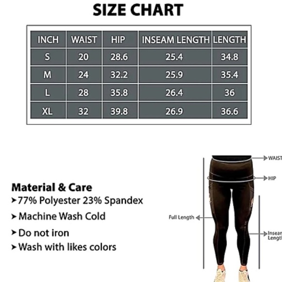 URBAN ATHLETICS Ladies L FRENCH BULLDOG High Rise Leggings With Pockets E&S PET - Picture 9 of 9